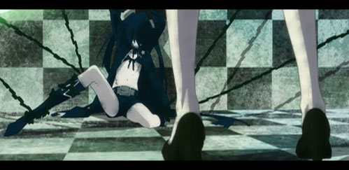 More old news for these withered bones. Black Rock Shooter Screencap 07