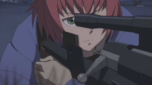 Darker Than Black 2 2 (spoilers) Say hello to my little friend.